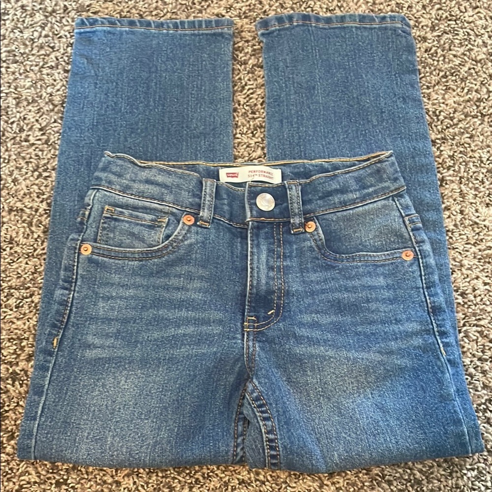 Classic Blue Striaght Denim Jeans
